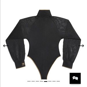 Ivy park x Adidas black 2020 bodysuit (xs/x-small)